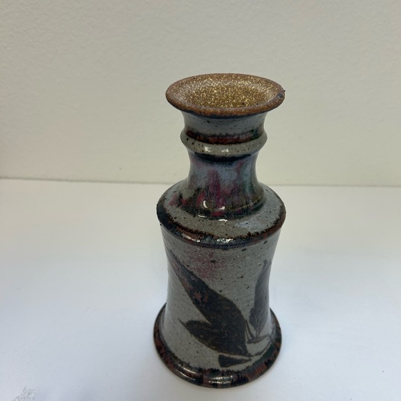 Studio Pottery Vase/candle holder/crafted style of the Leach Pottery trad - Picture 5 of 7